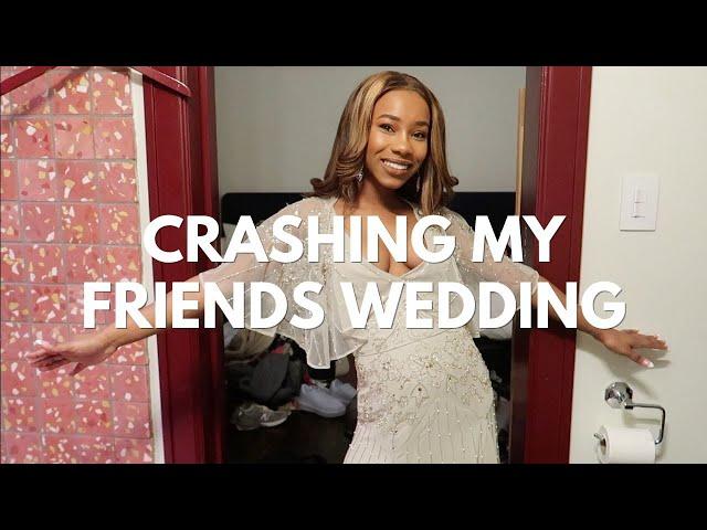 GRWM to crash a wedding  | detroit vlog