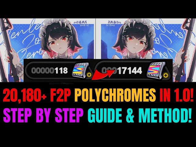 How To Get 20180+ FREE Polychromes & 140 Ellen Summons In Zenless Zone Zero F2P!!