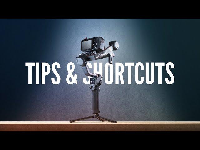 DJI RS3 Pro: Tips & Shortcuts You Should Know