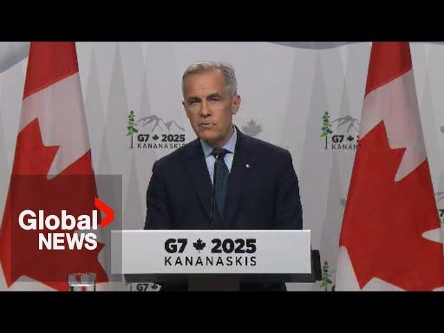 G7 summit: Mark Carney says economic negotiations with US to begin within 30 days | FULL