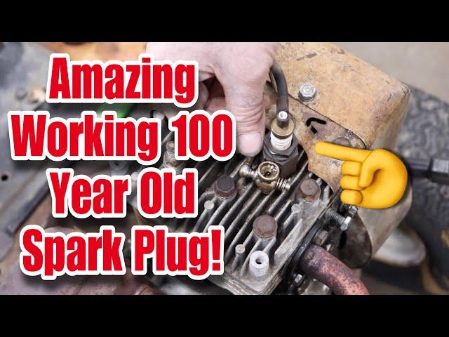 Watch This 100 Year Old Spark Plug in Action - Still Works!