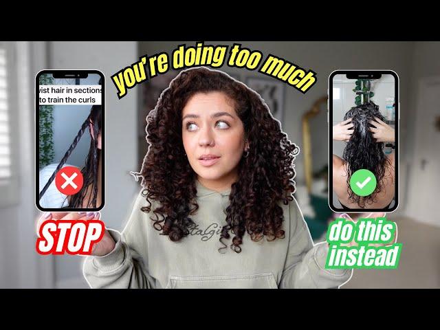 Curly hair advice you should stop following