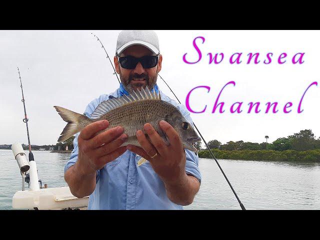 Fishing in Swansea Channel