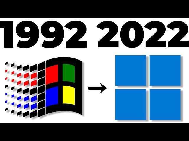 Evolution of all Windows Startup/Shutdown Sounds and Screens (1992 - 2022) 4K/60fps