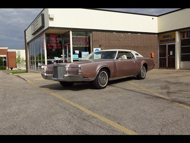 1972 Lincoln Continental Mark IV in Rose Diamond & Engine Sound on My Car Story with Lou Costabile