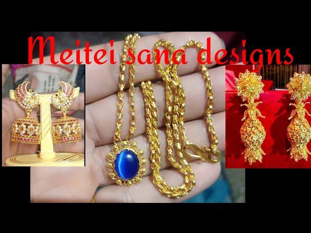 handmade manipuri(Meetei) Jewellery (Sana)Designs part=2. plz do like and Subscribe @lokenvloge1710