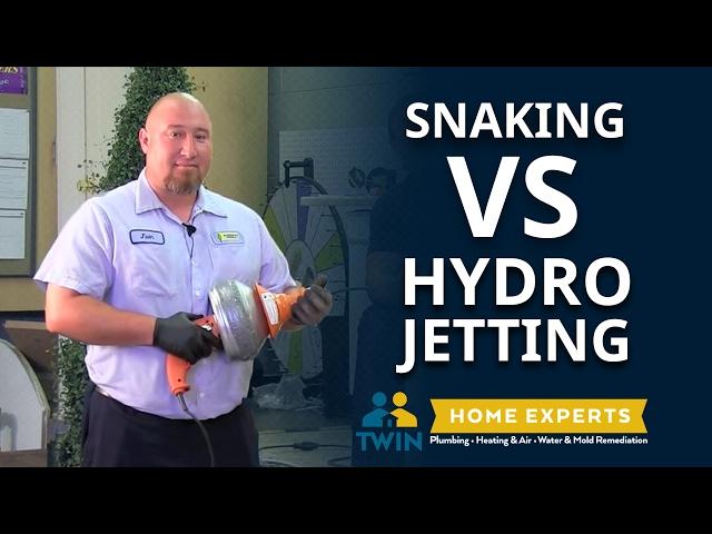 Snaking vs. Hydrojetting