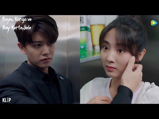 Bayan Karga ve Bay Kertenkele 7| Xiao Ning ve Gu Chuan asansörde masur kaldı, romantik anlar yaşandı
