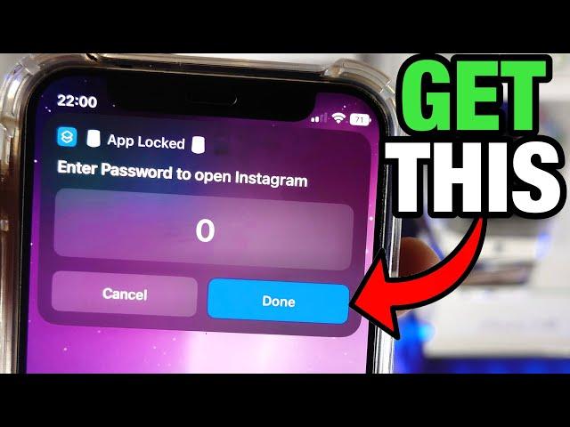 How To Lock Apps on iPhone! [NEW WAY]