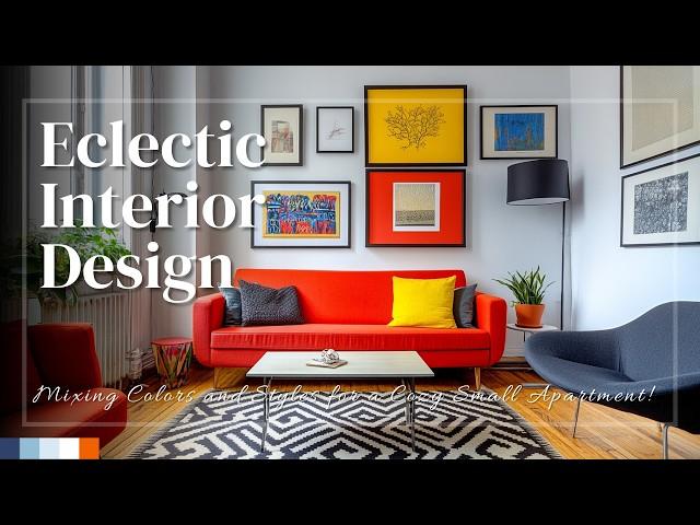 Eclectic Interior Design: Mixing Colors and Styles for a Cozy Small Apartment!