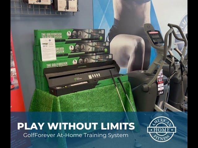 Play Without Limits!  The GolfForever At-Home Training System gives you the same instructions an...