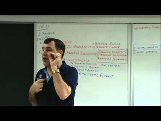 Financial Management - Lecture 01