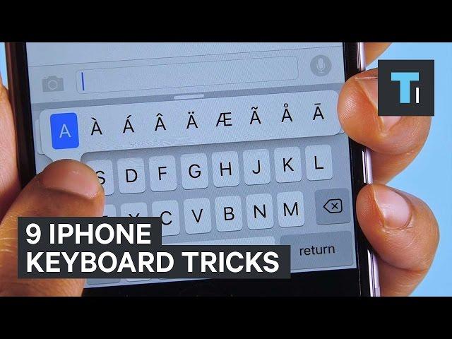 9 iPhone keyboard tricks