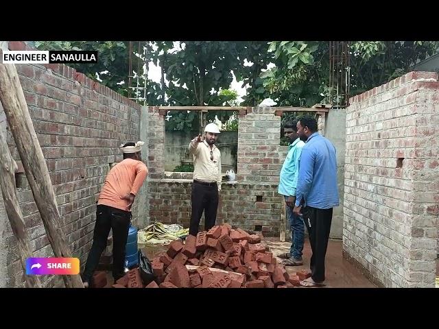 ️Beautifully Planned 24 X 50 South Face  House Walkthrough |1200 Sqft upto 7 feet Brick work Tour