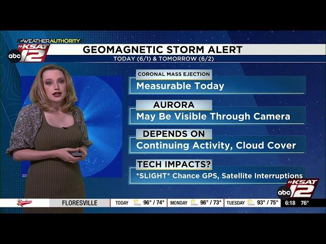 GEOMAGNETIC STORM ALERT: What does it mean for Texas, San Antonio?