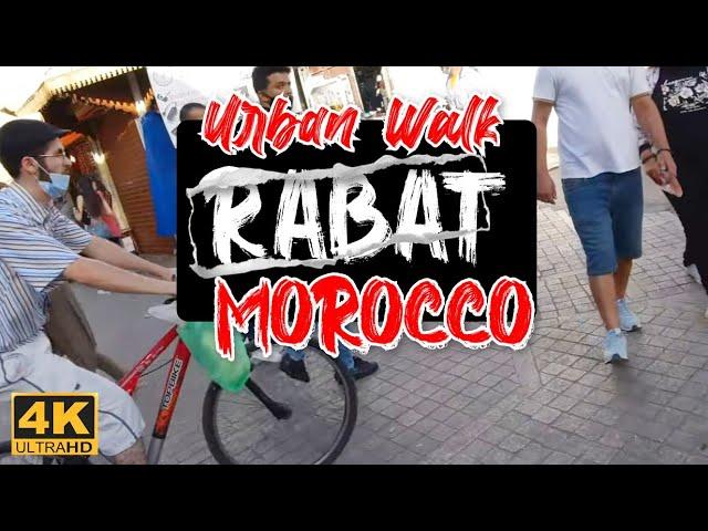 Rabat 4K Walking Tour Morocco Souk Medina 