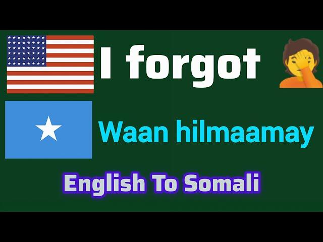 1000 English Phases for everyday conversation English - Somali - 2  @Luqadda