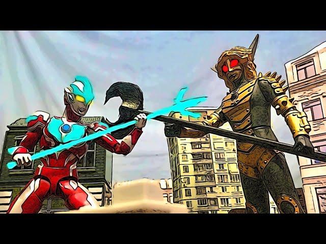 Ultraman Ginga vs Alien Babalou / Imitation Victory | Ultraman Stop Motion | LJPL Animation