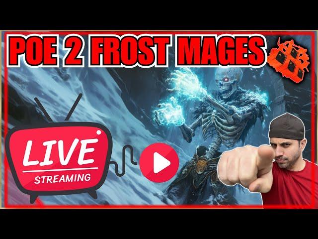 POE 2 Key !Giveaway... FROST Mage Testing! FREEZE Everything!?