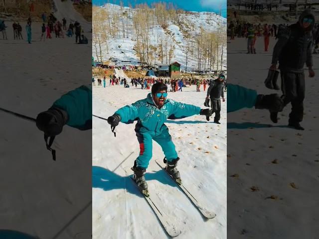 SNOW SKIING AT MANALI - SISSU VALLEY ️️