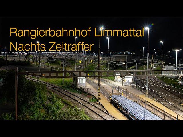 Rangierbahnhof Limmattal (RBL) Nachts (Zeitraffer) [Full ᴴᴰ]