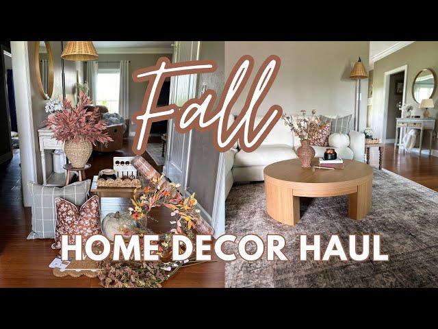 FALL HOME DECOR HAUL | Let’s Go Through Our Fall Decor | Planning For Autumn