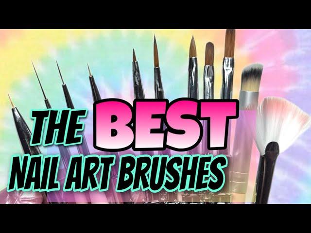 My FAVORITE nail art brushes for nail art! NAILZBYDEV- character art, ombré, linework, and more!