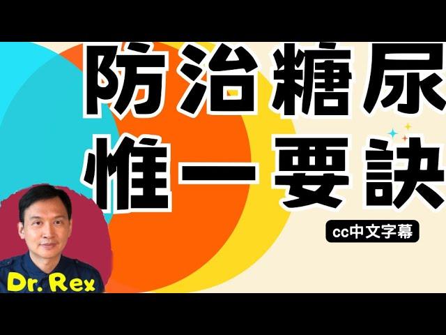 糖尿病飲食最重要的原則！糖尿患者和家人必看的影片！a simple guide to the rational of a diabetic diet for everyone