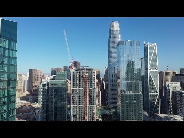 Salesforce Tower Rincon Hill San Francisco Aerial - Droneshot