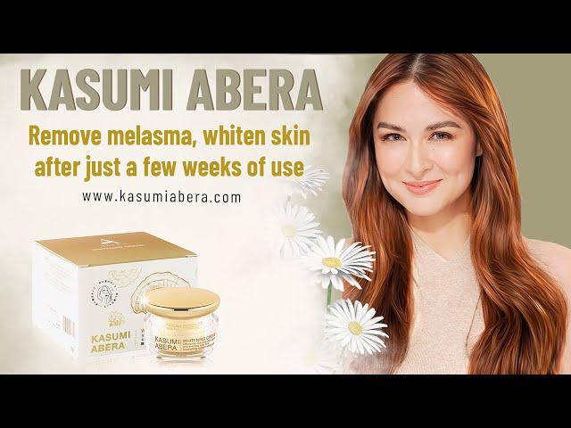 The solution to remove melasma, whiten and anti-aging skin comes from Japanese Kasumi Abera cream.