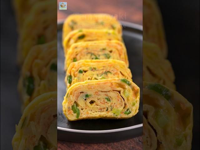 Tamagoyaki | Japanese omelette #shorts #omelette