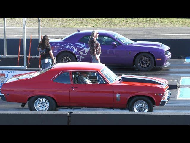 New vs Old Muscle Cars Drag Racing