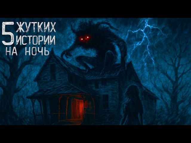 5 ЖУТКИХ ИСТОРИЙ НА НОЧЬ | Страшные истории на ночь. Страшилки на ночь.