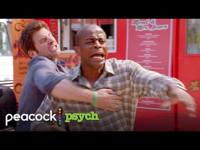 Shawn and Gus mourn the best food in town | Psych