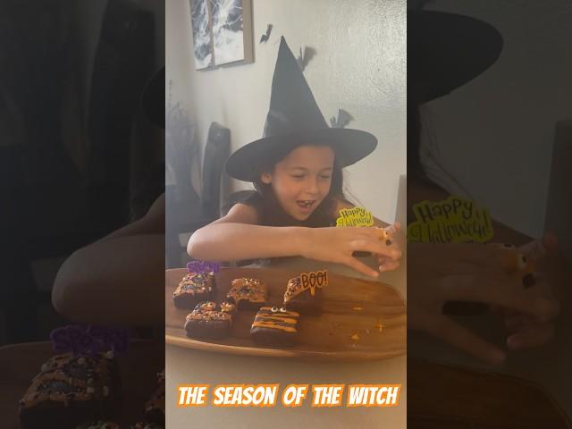 Let’s make some brownies! #halloween#brownies#seasonofthewish#shorts#youtubekids#trending#spooky#fyp