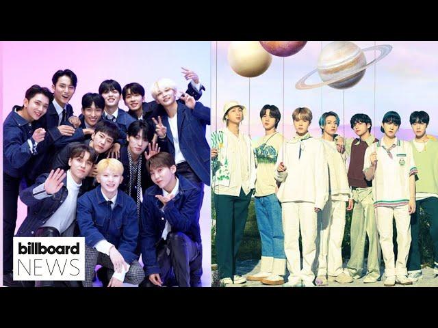 BTS & Seventeen Top the Hot Trending Songs Chart With ‘Butter’ & ‘Rock With You’| Billboard News