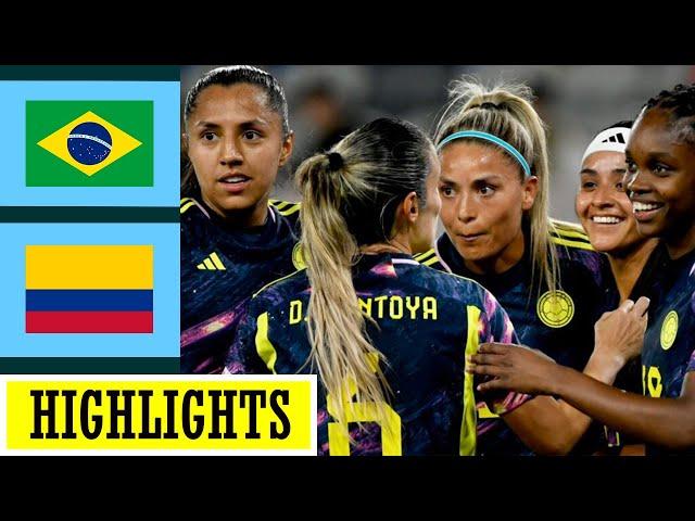 Brazil vs Colombia Highlights | Women's Football Friendly International | 10.26.2024