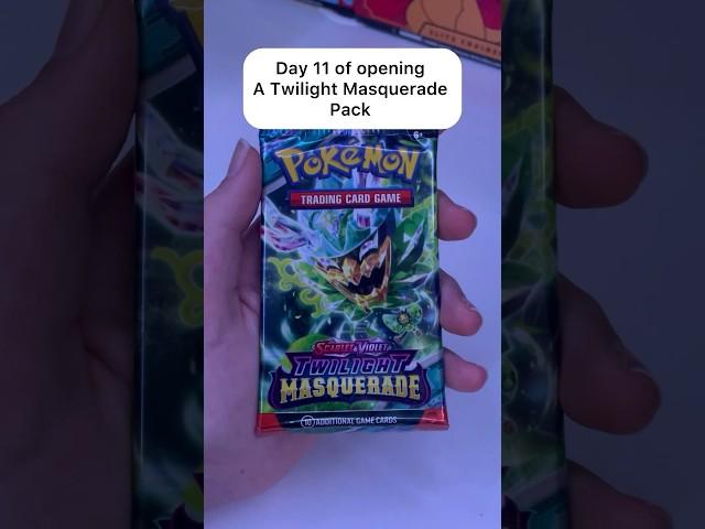 Day 11 of opening Twilight Masquerade Pokemon cards