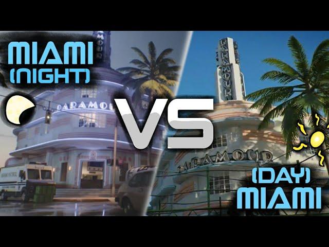 Miami Strike VS Miami(Night) Direct Map Comparison AND Showcase | CoD BOCW