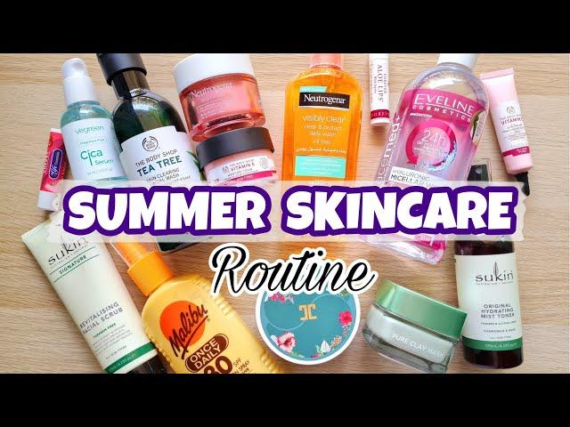 SUMMER SKINCARE ROUTINE || Morning and Night Skincare Routine