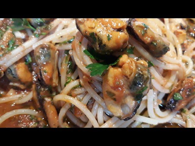 Спагетти с мидиями всегда @ вкусное дело
