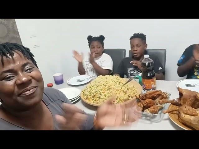 The Fried Rice vs Roasted Chicken SHOCKER You Need to Know / African food mukbang @obelillyfamilytv