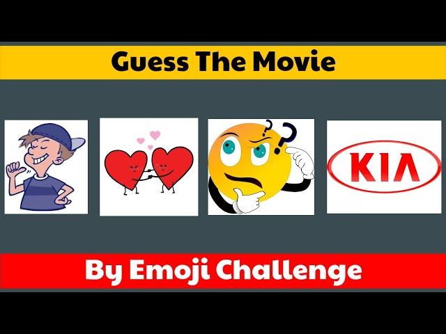 Guess The Famous Bollywood Movies By Emoji Challenge 