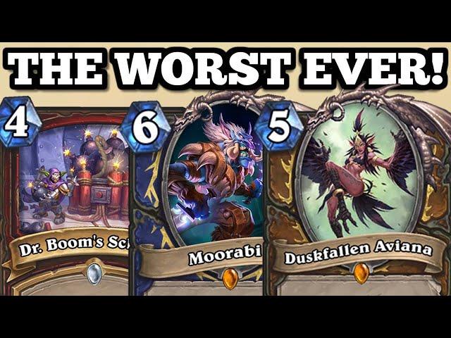 The WORST CARD EVER from each Hearthstone class