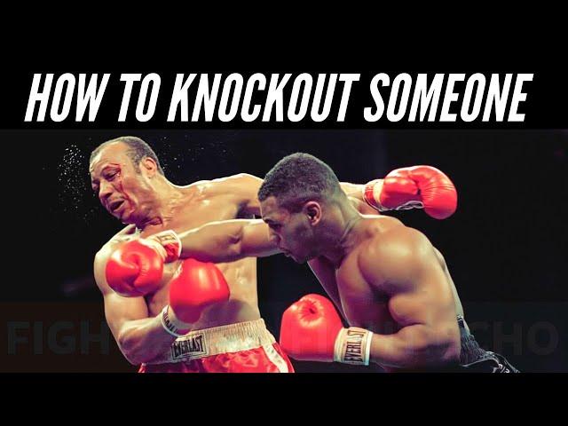 How To Knockout Someone In Boxing