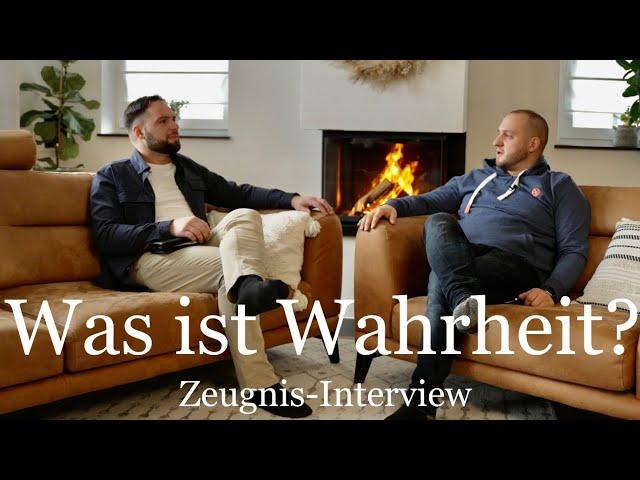 Was ist Wahrheit?  Zeugnis-Interview mit Maxim