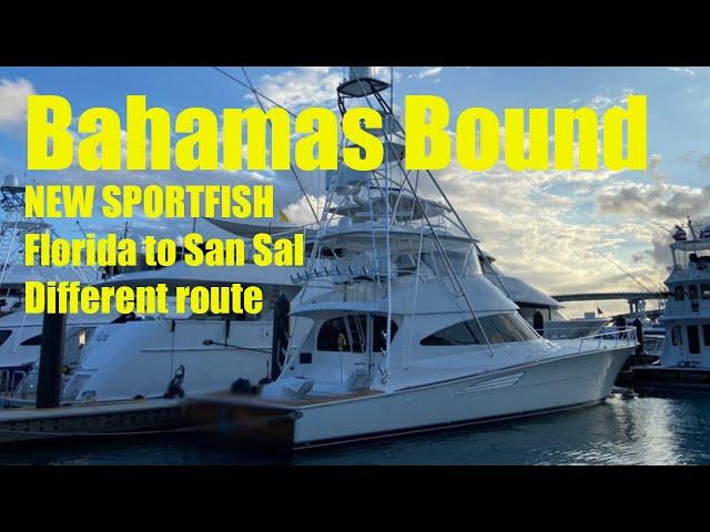 Florida to Bahamas on new 68 Viking sportfish Part One San Salvador crossing #vikingyachts #bahamas