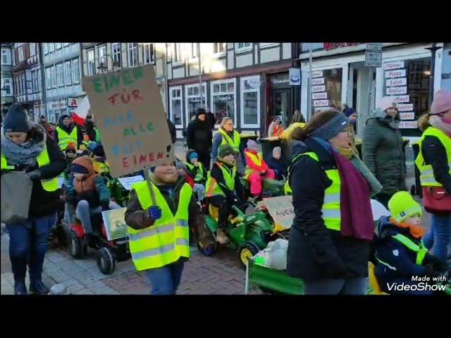 Große Dinge fangen immer erst klein an - Kinder Bauernprotest ️