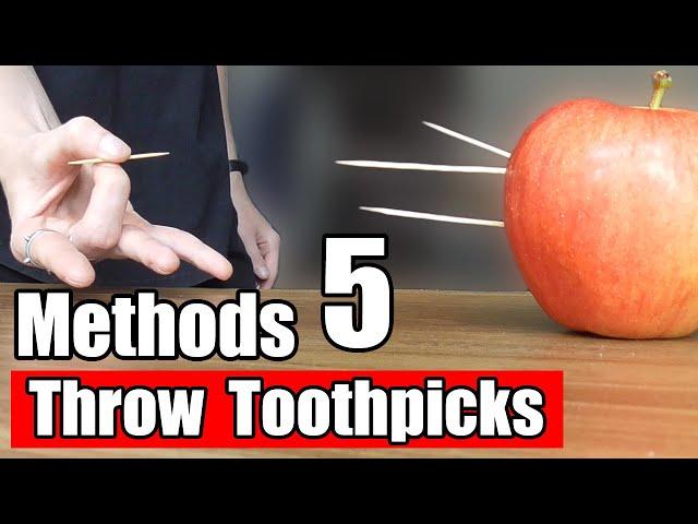 Top 5 Methods How To Shoot Toothpicks With Your Fingers