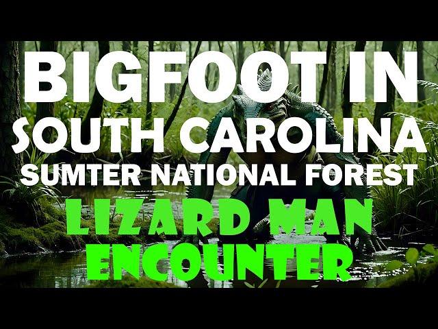BIGFOOT EXPERIENCE IN SOUTH CAROLINA (SUMTER NATIONAL FOREST) I HAVE SEEN LIZARD MAN BEFORE!